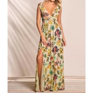 chinese dress ladies Canyon Linen Midi Dress Wheat / L main image 0
